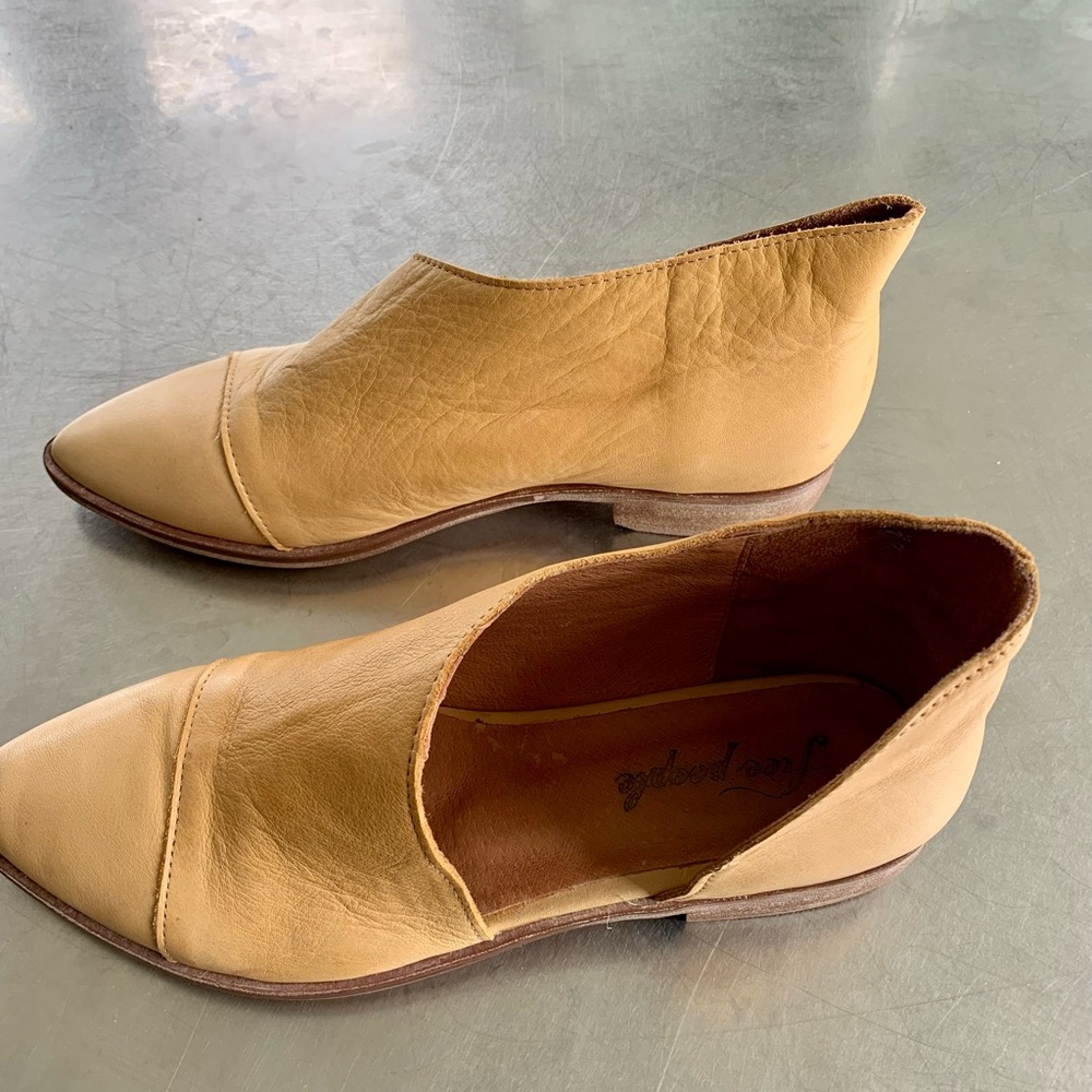free people peep ankle boots size 9